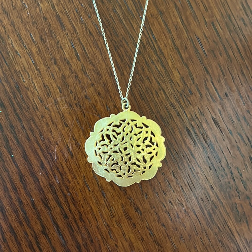 Wendy Mink Jewelry Gold Mandala Necklace